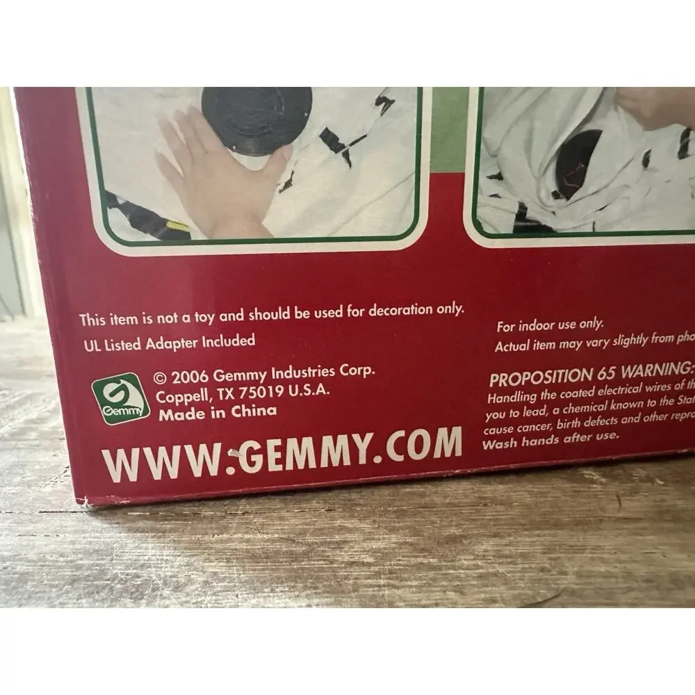 VTG 2006 Gemmy 4' Airblown Inflatable Waving Santa Claus Christmas Yard Decor